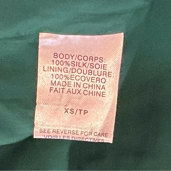 Cami NYC The Olivia Silk Charmeuse Camisole Womens XS Green Leopard Print - Picture 11 of 15